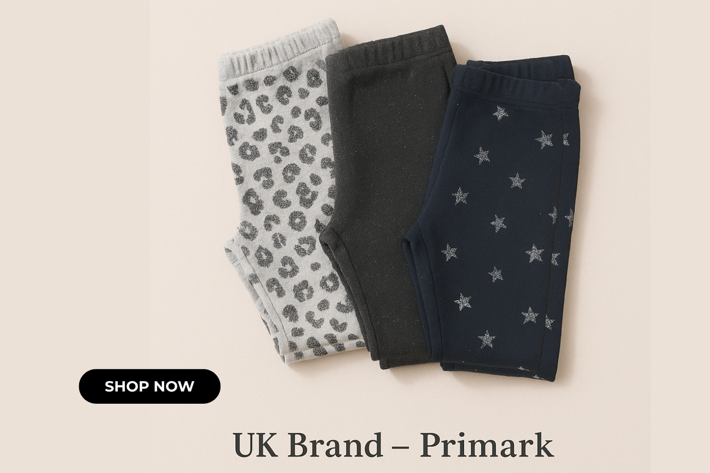 UK Brand Girls Wool Leggings - Soft, Warm & Stylish Winter Wear