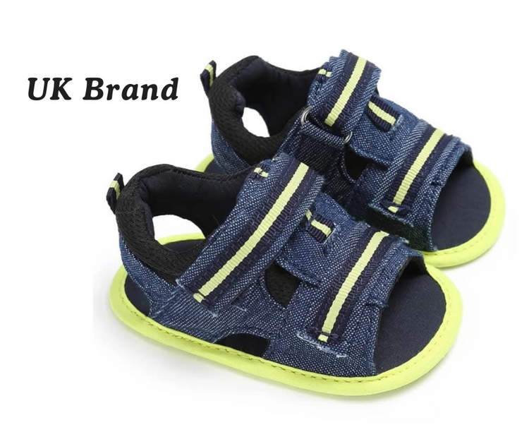 UK Brand Denim Sandals - Little Boy