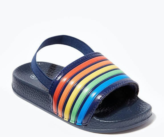 Boys Rainbow Style Slippers