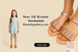 UK Brand Little Girl Waterproof Slippers – Stylish & Comfy Everyday Wear