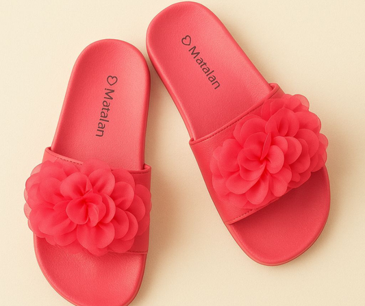 UK Brand Little Girl Waterproof Slippers – Stylish & Comfy Everyday Wear
